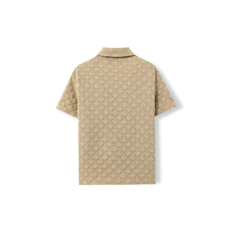 Fashionable Plain Polyester Shirt-4