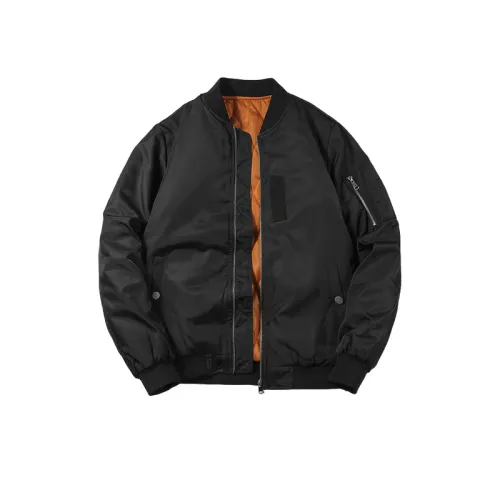 Thickened Stand Collar Flight Jacket