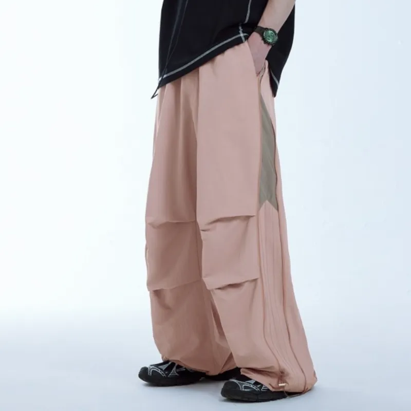 Fashion Zipper Nylon Casual Pants-9
