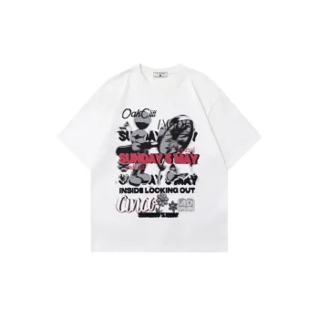Loose Casual 100% Cotton T Shirt