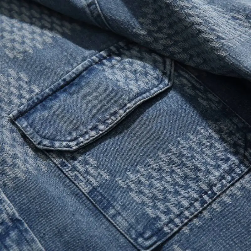 Casual Loose Denim Shirt-4