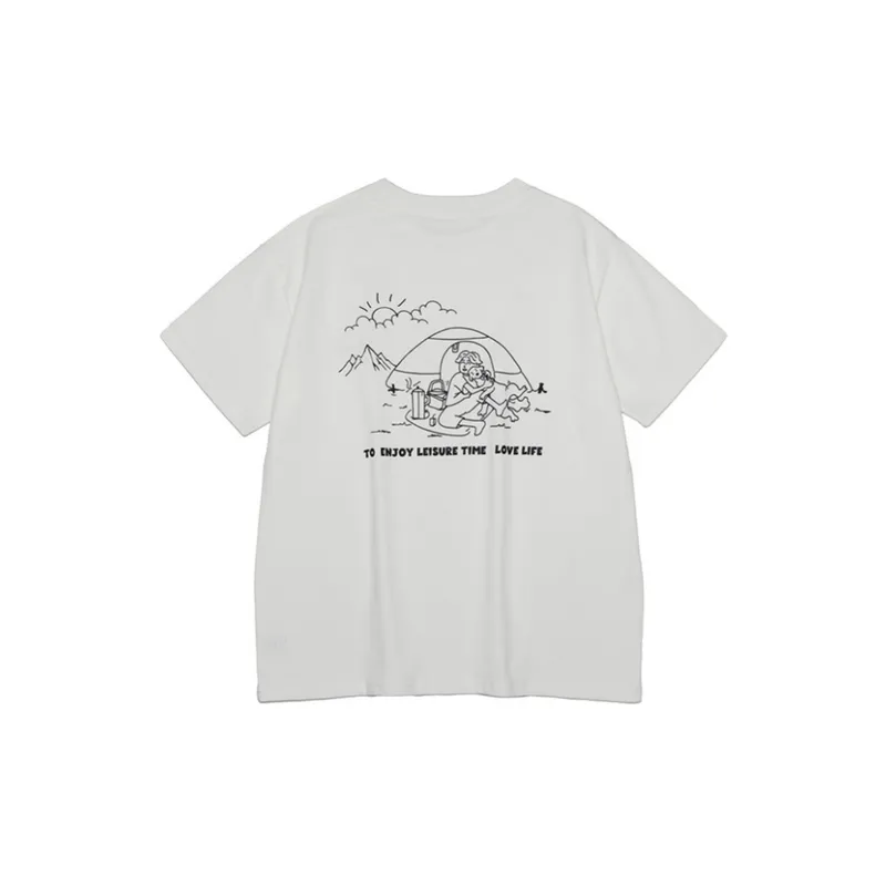 Printed Oversize Short sleeved T shirt-11