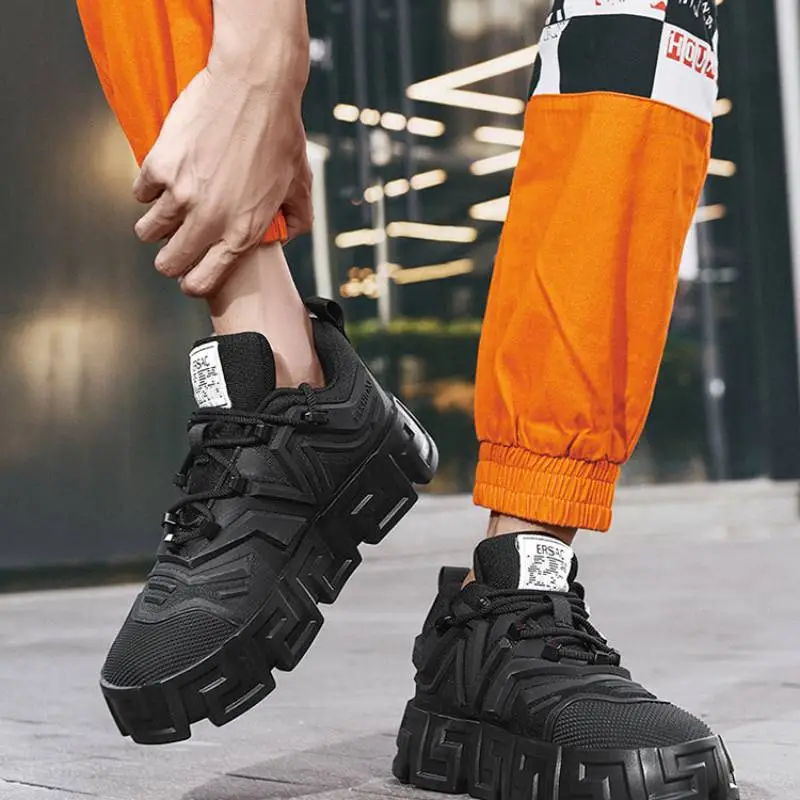 Fashionable Contrast Color Skateboarding Shoes-7