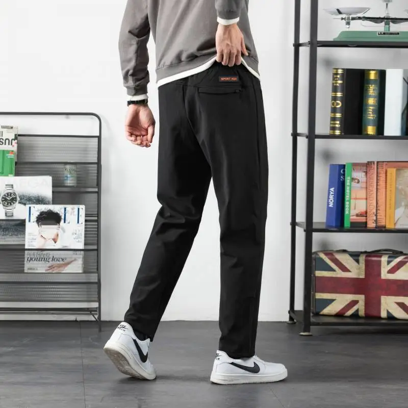 Trendy Loose Velvet and Velveteen Casual Pants-2