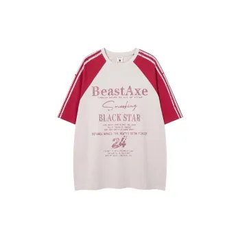 Retro Loose Cotton Blended Fabric T Shirt