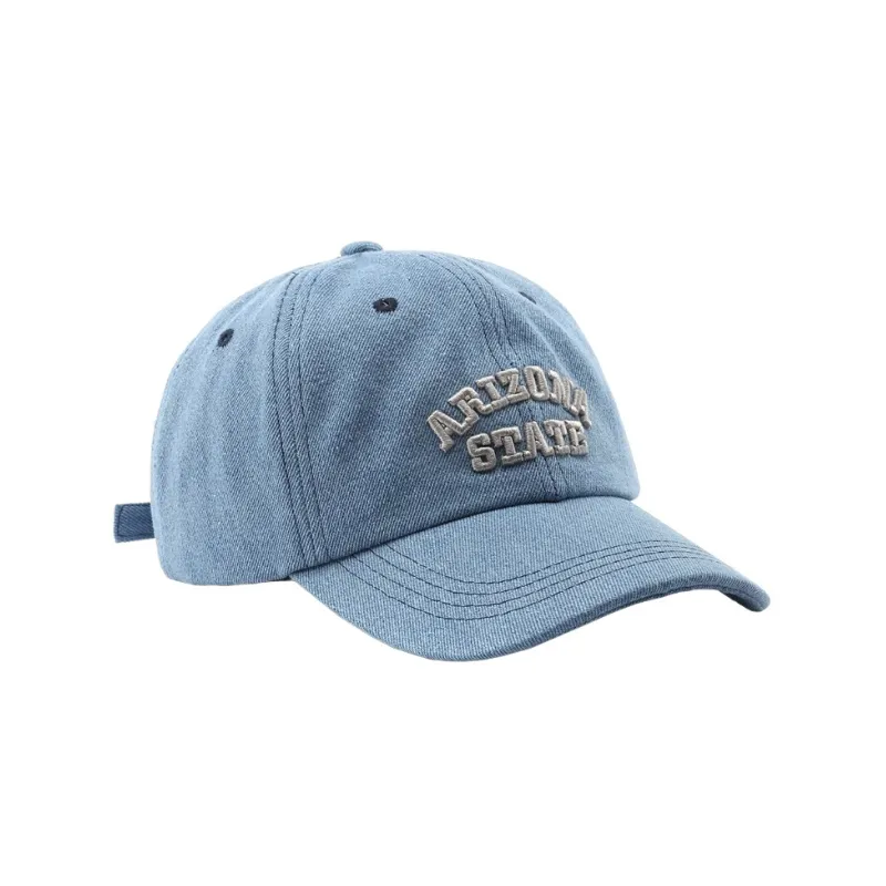 Casual Fashionable Washed Peaked Cap-1