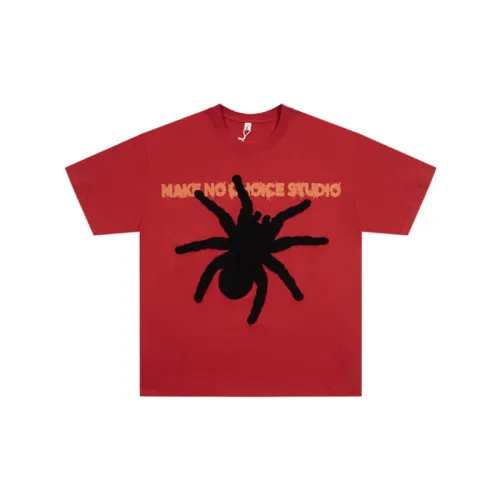 Loose Casual Embroidered Spider T Shirt