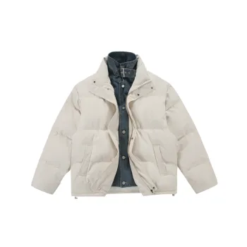 Simple Loose Quilted Jacket