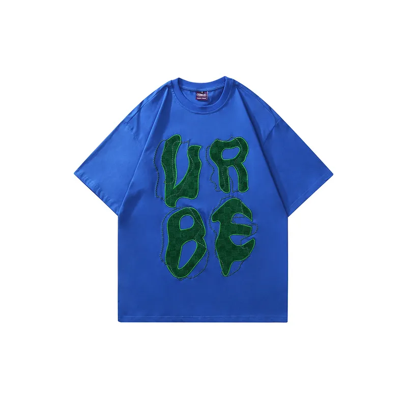 Retro Plush Flocking T Shirt-2