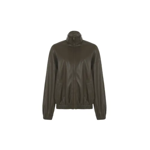 Cool Simple Leather Jacket Women