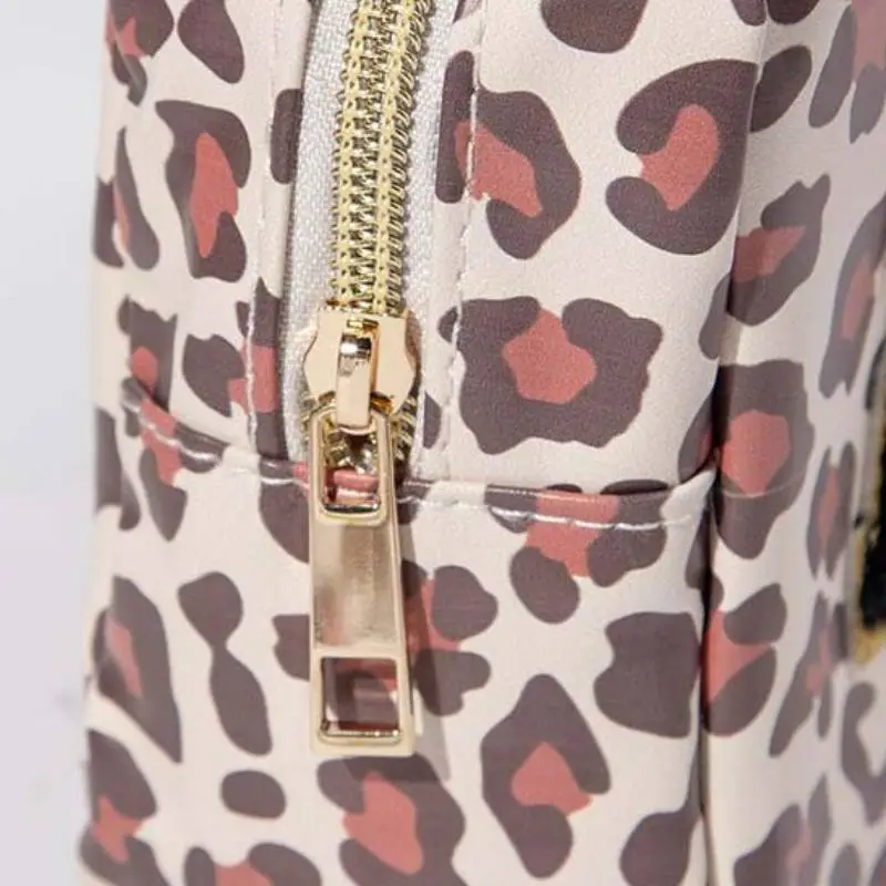 Simple Leopard Print Storage Bags-3