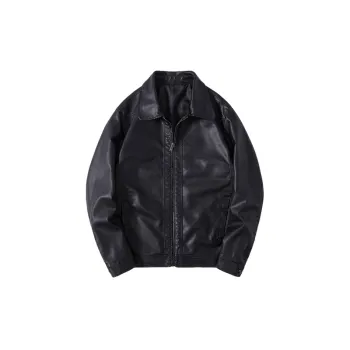 Basics Simple PU Jacket