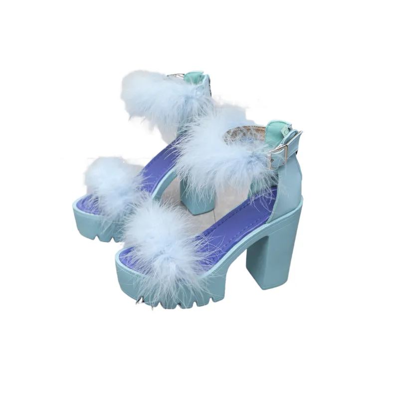 Simple Plain High Heels-3