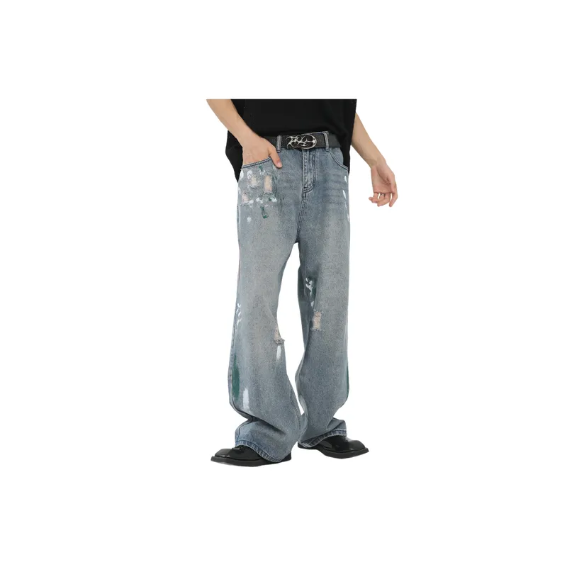 Retro Washed Jeans-2