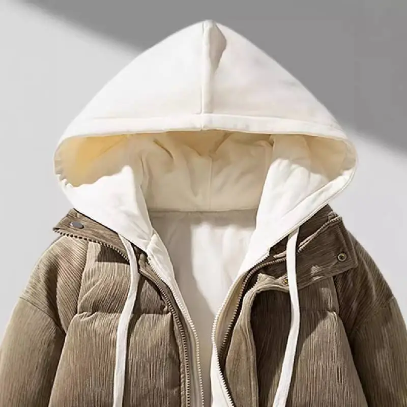 Casual Warm Polyester Quilted Jacket-12
