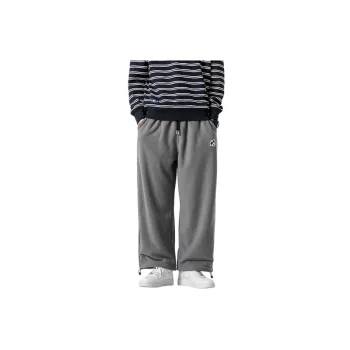 Fashionable Straight Leg Knit Sweatpants