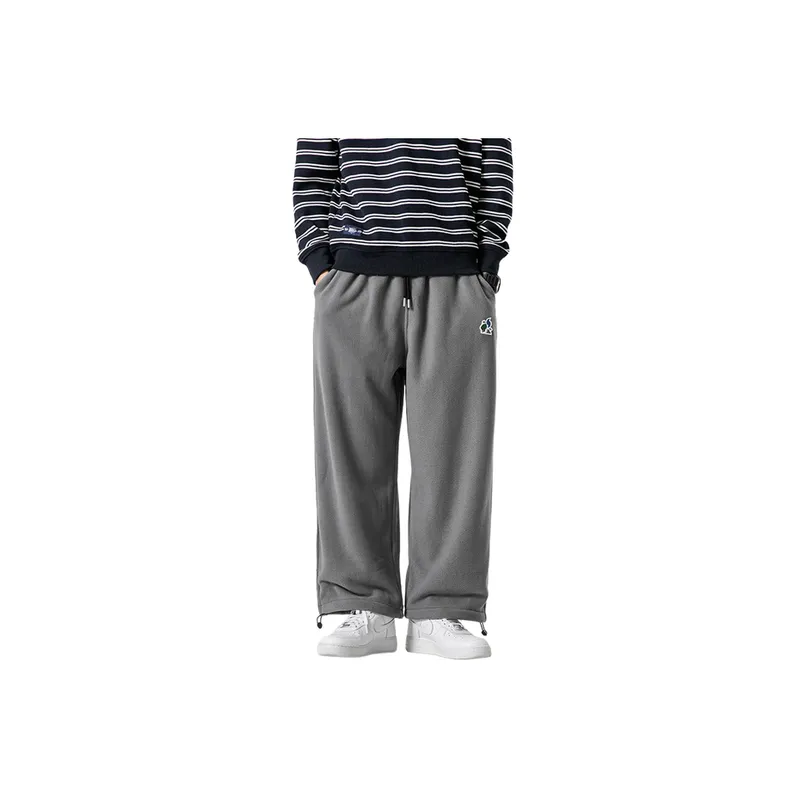 Fashionable Straight Leg Knit Sweatpants-3