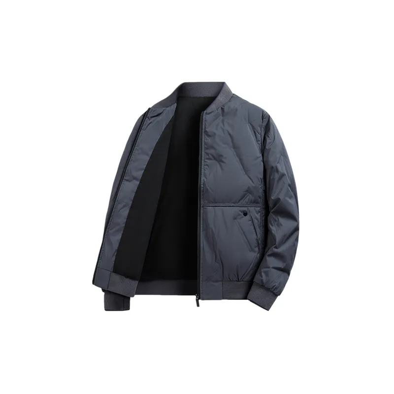 Warming Casual White Duck Down Jacket-4