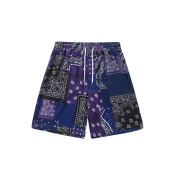 Casual Cashew Flower Basketball Shorts