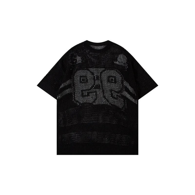 Fashion Loose Short Sleeve T Shirt-1