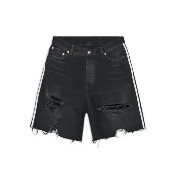 Trendy Washed Denim Shorts