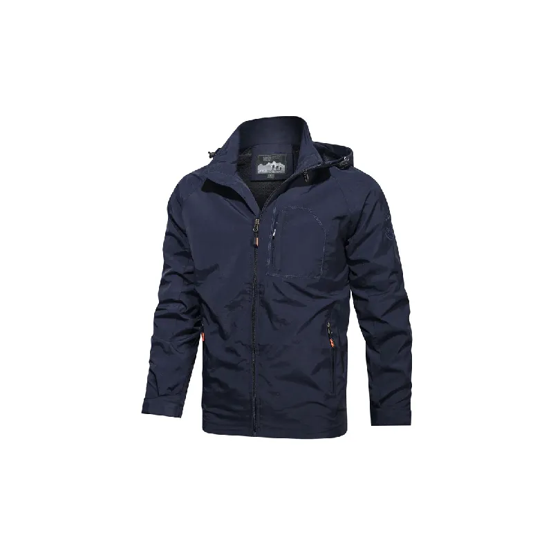Simple Zipper Outdoor Jacket-1