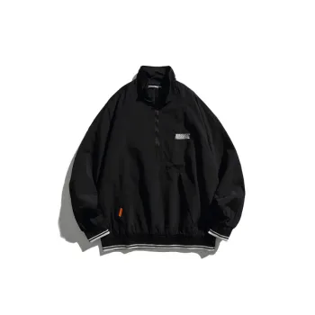 Solid Color Back Embroidered Letter Collar Jacket