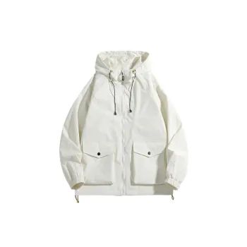 Casual Plain Blended Synthetic Fabrics Jacket