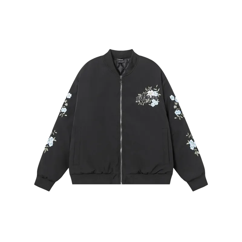Fashionable Embroidery Quilted Jacket-0