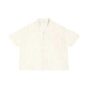 Fashion Simple Cotton Blended Fabric Shirt
