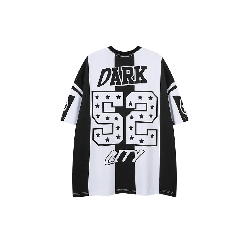 Retro Loose Combed Cotton T Shirt-3