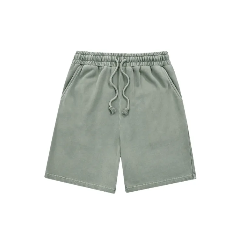 Simple Loose 100% Cotton Casual Shorts-0