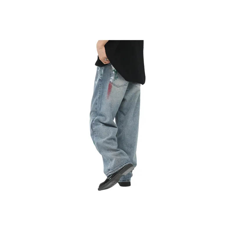 Retro Washed Jeans-3