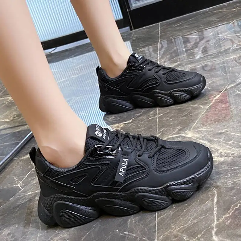 Sporty Breathable Chunky Sneakers-2