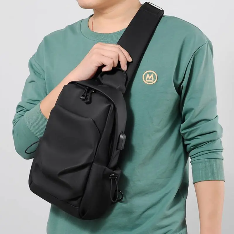 Fashionable Simple Sling Bag Man-1