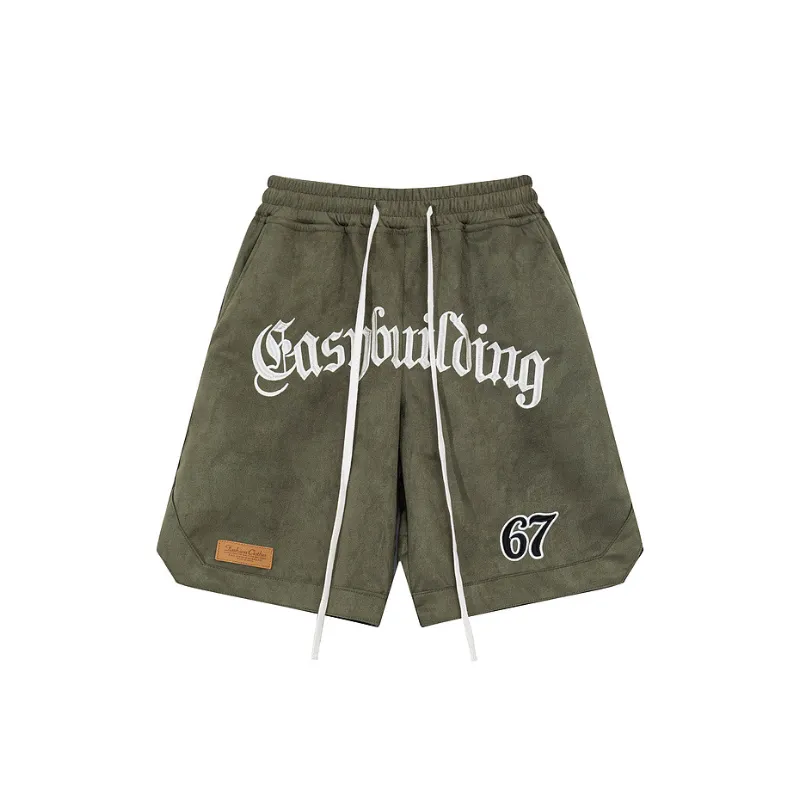 Casual Versatile Distressed Shorts-0