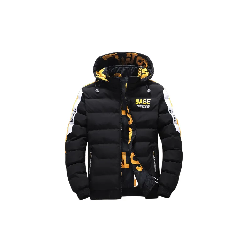 Casual Warm Blended Synthetic Fabrics Quilted Jacket-2