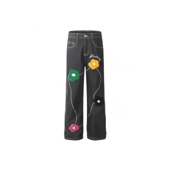 Fashionable Straight Leg Jeans