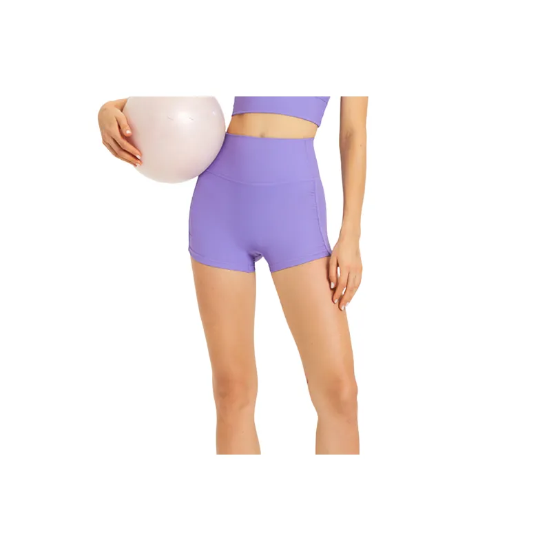 Sexy Fashionable Rib Knit Sports Shorts Women-0