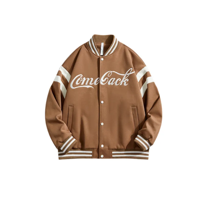 Casual Simple Baseball Jersey-2