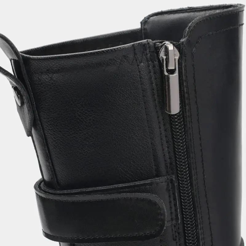 Punk Zipper Martin Boot-4