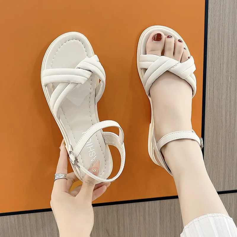 Simple Preppy Beach Sandals-9