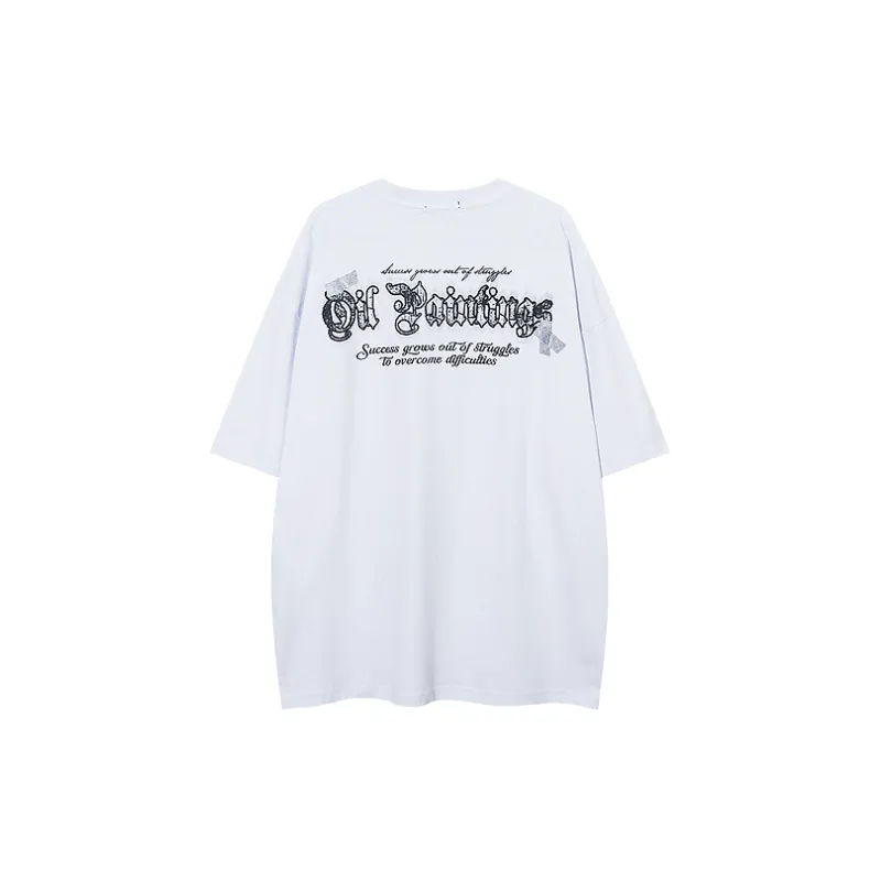 Fashionable Casual 100% Cotton T Shirt-5