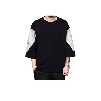Loose Back Print T Shirt