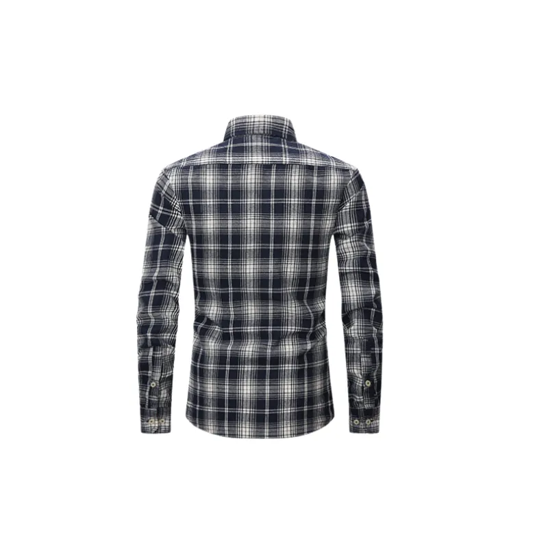 Fashionable Simple Cotton Blended Fabric Shirt-9