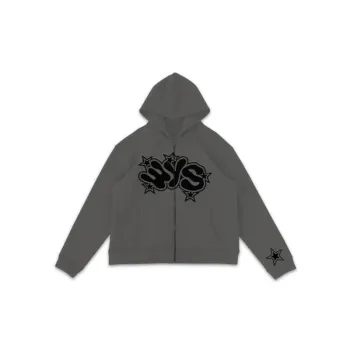 Street Star Letter Print Sweatshirt