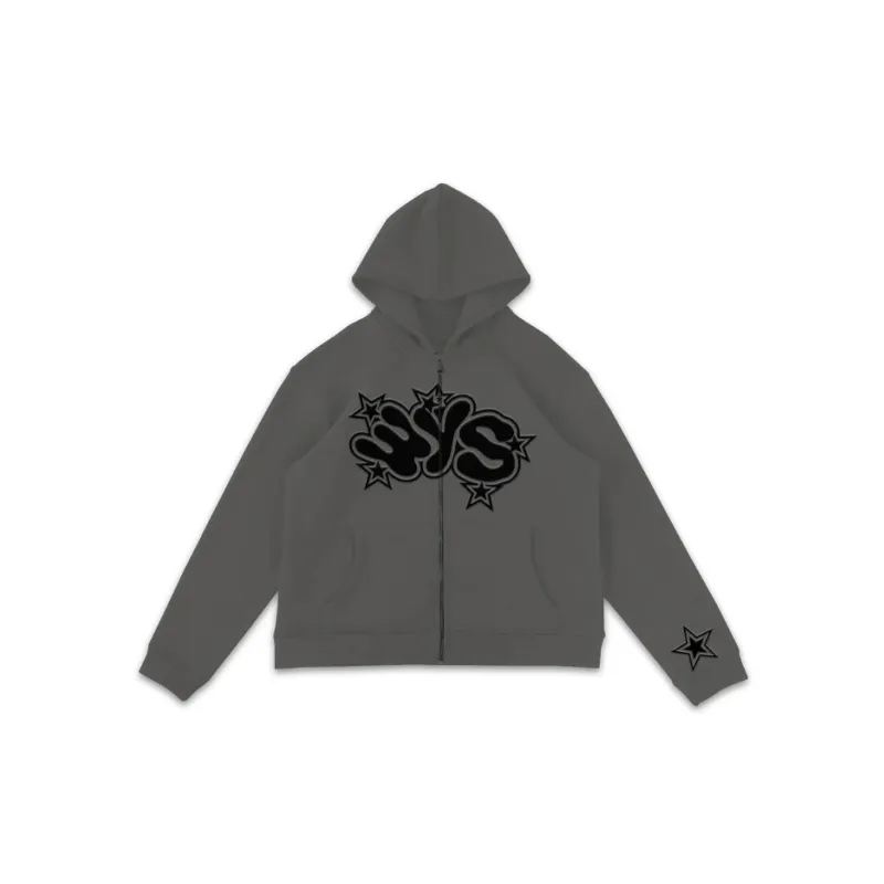 Street Star Letter Print Sweatshirt-6