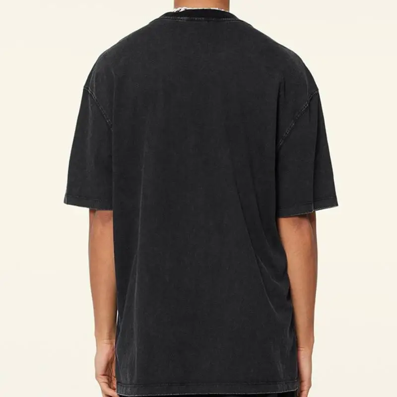 Fashionable Loose 100% Cotton T Shirt-3