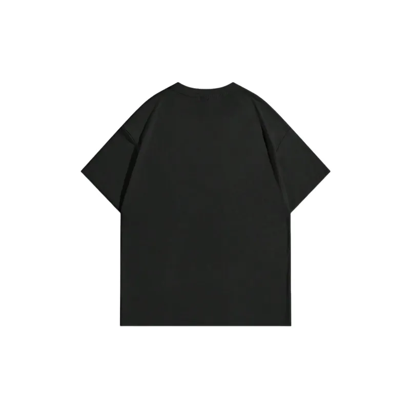 Casual Print Washed Cotton T Shirt-1