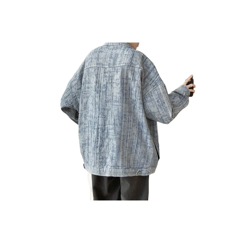 Casual Tie Dye Denim Jacket-1